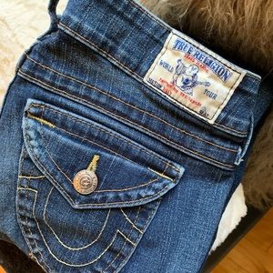 True Religion Billy Jeans -Straight leg & worn